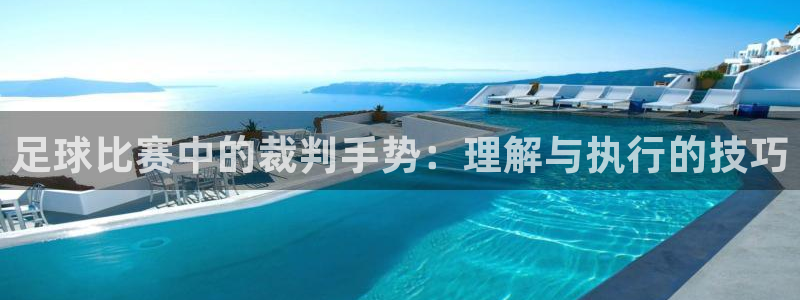  足球比赛中的裁判手势：理解与执行的技巧